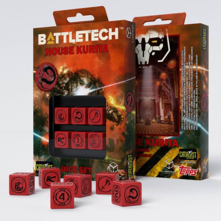 Battletech House Kurita D6 Dice set (6)