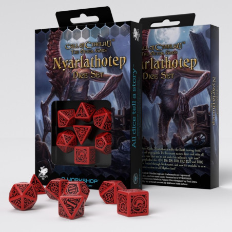 COC The Outer Gods Nyarlathotep Dice Set (7)