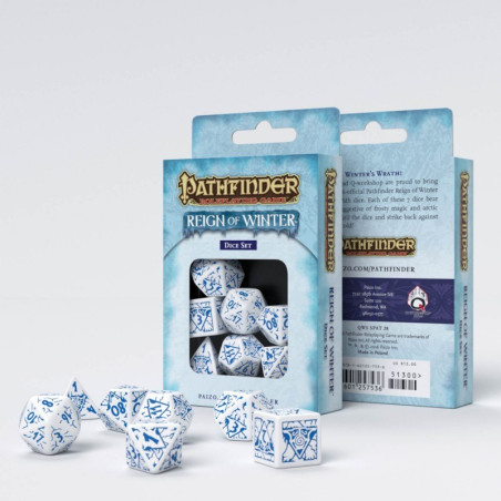 Pathfinder Reign of Winter Dice Set (7)