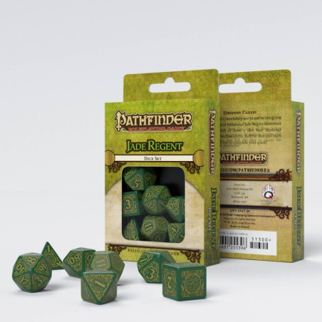 Pathfinder Jade Regent Dice Set (7)