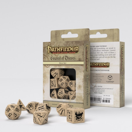 Pathfinder Council of Thieves Dice Set (7)