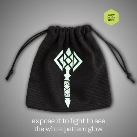 Hammer Black & glow-in-the-dark Dice Bag