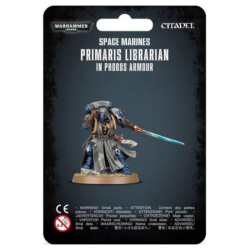 Primaris Librarian en armadura Phobos