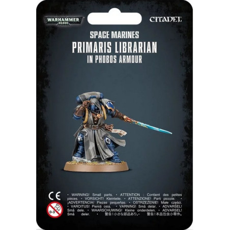 Primaris Librarian en armadura Phobos