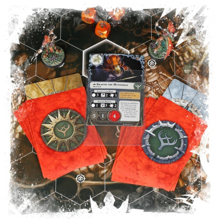 Fundas de cartas para Warhammer Underworlds: Beastgrave. Cacería Salvaje de Skaeth