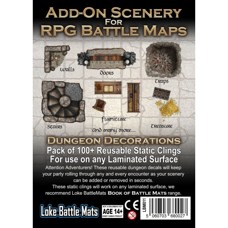 Add-On Scenery for RPG Maps - Dungeon Decorations