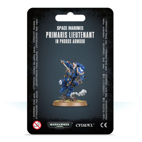 Primaris Lieutenant en armadura Phobos