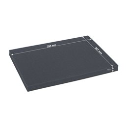 Full-size 25mm deep raster foam tray