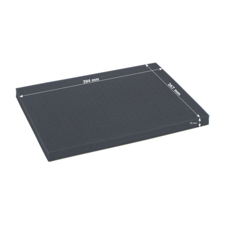 Full-size 25mm deep raster foam tray