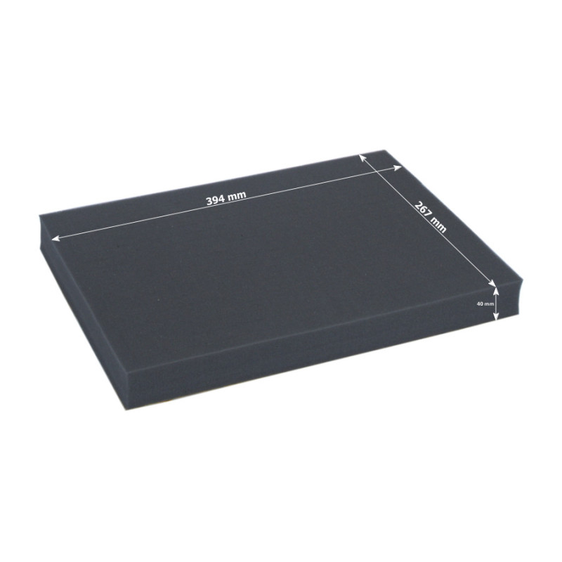 Full-size 40mm deep raster foam tray