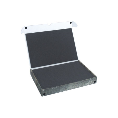 Standard Box with 32mm deep raster foam tray of increased density