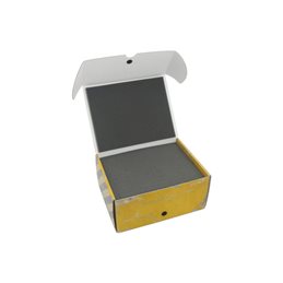 Half-sized medium box with 100mm raster foam tray (new)