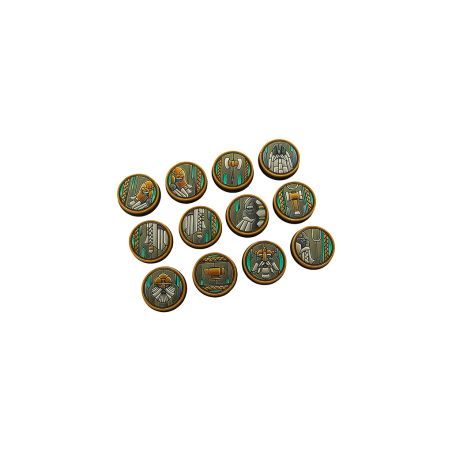 Dwarf Bases, Round 25mm (5)