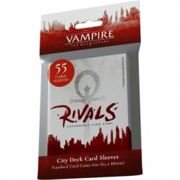 Rivals Expandable Card Game City Deck Sleeves (55 Sleeves)