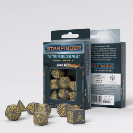 Starfinder Threefold Conspiracy Dice Set (7)