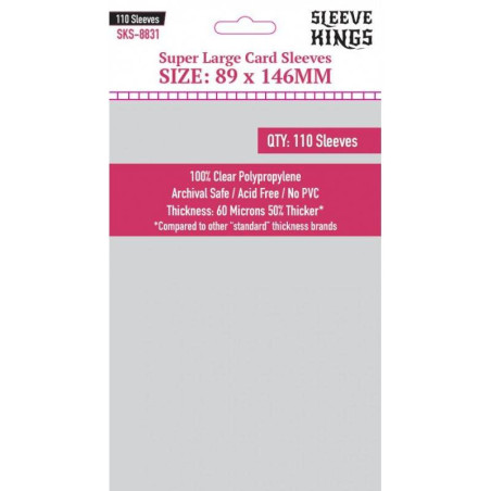 Sleeve Kings Super Large Sleeves (89x146mm)