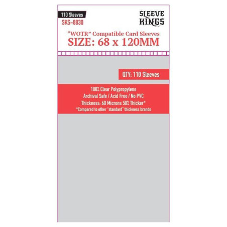 Sleeve Kings WOTR Perfect Compatible Sleeves (68x120mm)