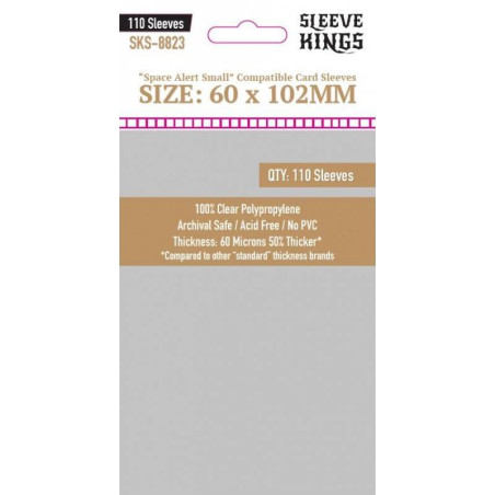 Sleeve Kings Space Alert Compatible Sleeves (60x102mm)