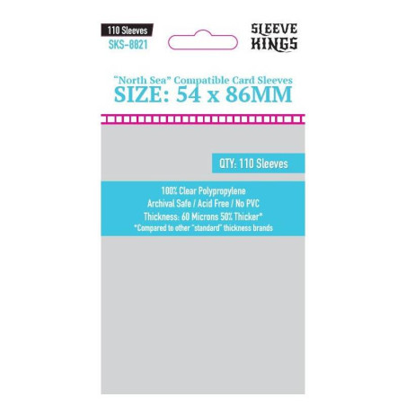 Sleeve Kings North Sea Compatible Sleeves (54x86mm)