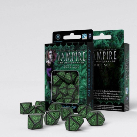 Vampire the Masquerade 20th AE 10D10 Dice (10)