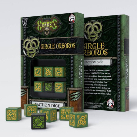 Hordes Circle Orboros D6 Dice (6)