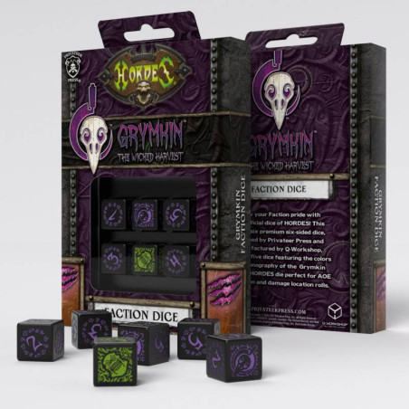 Hordes Grymkin D6 Dice (6)