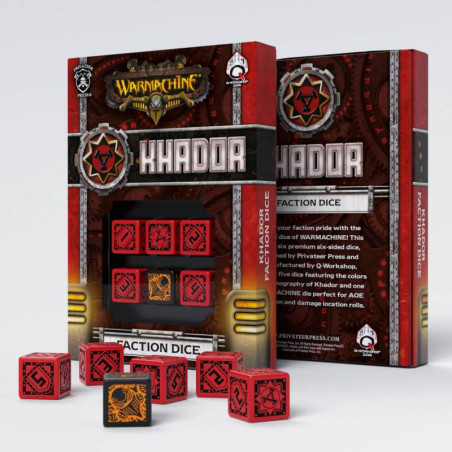 Warmachine Khador Faction D6 Dice (6)