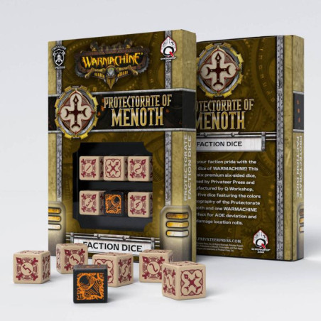 Warmachine Protectorate of Menoth Faction D6 Dice (6)