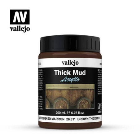 Brown Thick Mud