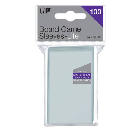 Lite Mini European Board Game Sleeves 44mm X 68mm 100ct