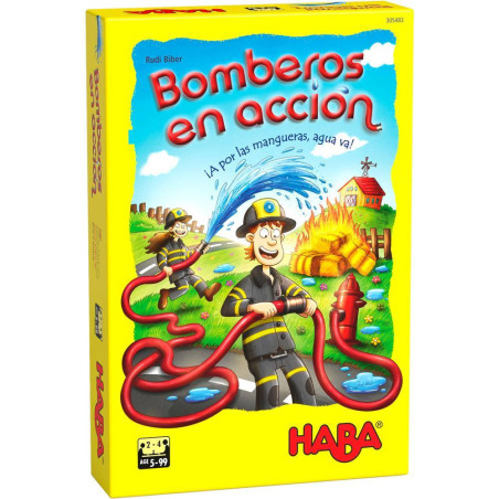 Bomberos en acción