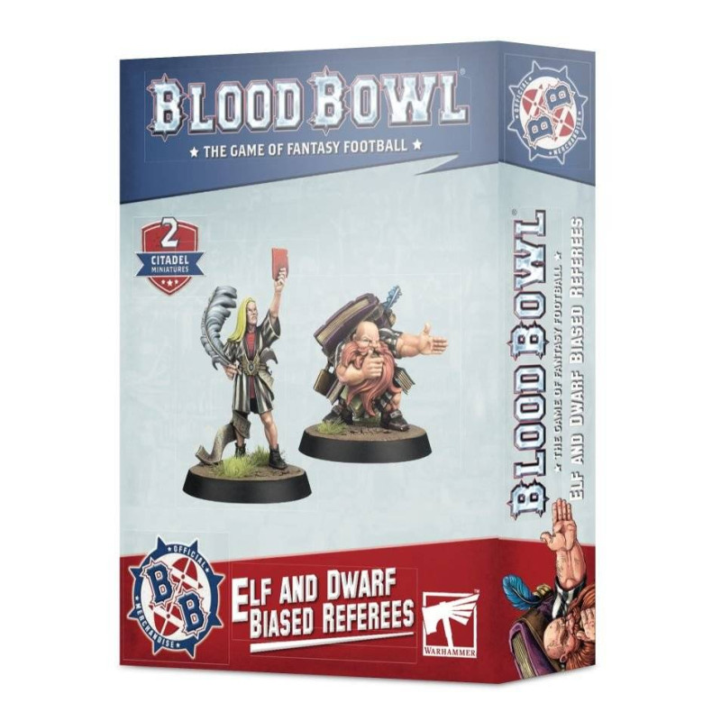 BLOOD BOWL Árbitros poco imparciales Elf y Dwarf