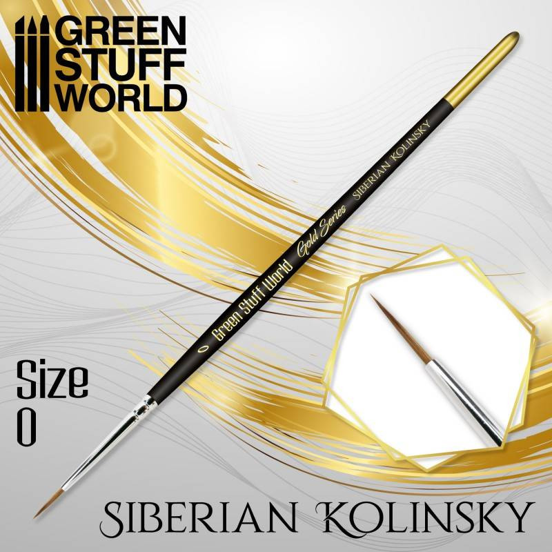 GOLD SERIES Pincel Kolinsky Siberiano - 0