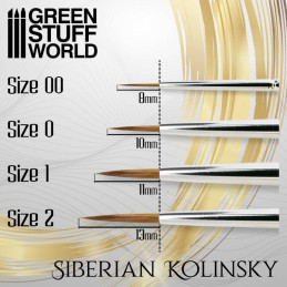 GOLD SERIES Pincel Kolinsky Siberiano - 0