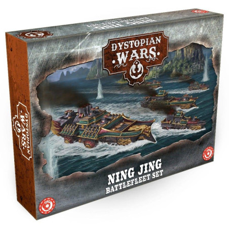 Dystopian Wars: Ning Jing Battlefleet Set