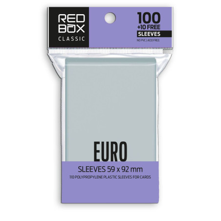 Fundas EURO Classic 60 mic 59x92mm 110u