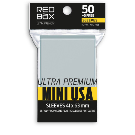 Fundas Ultra Premium Mini USA 100 mic 41x63mm 55u