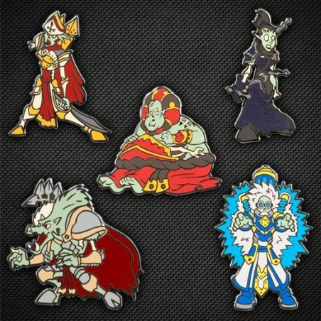 Zombified Warcaster and Warlock Pin Set