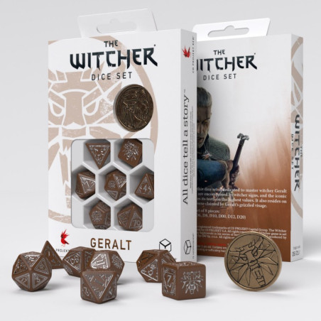 The Witcher Dice Set. Geralt  - The Roach's companion