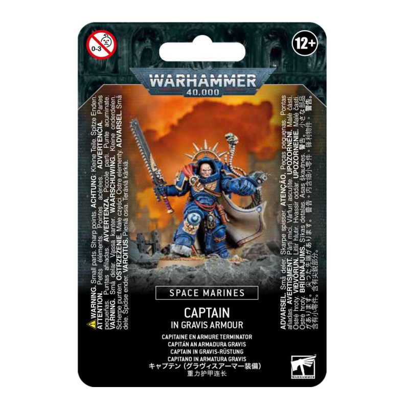 Space Marines - Capitán en armadura Gravis