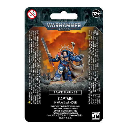 Space Marines - Capitán en armadura Gravis