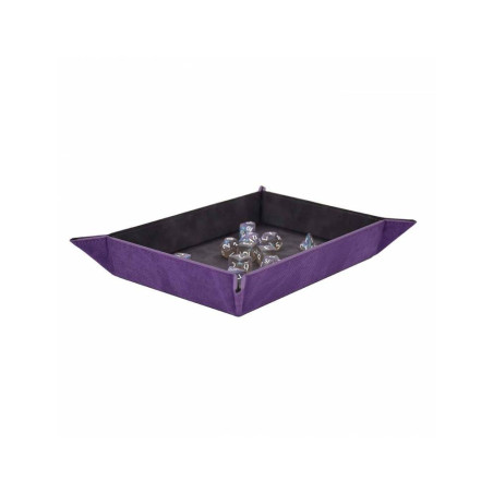 Foldable Dice Rolling Tray - Amethyst