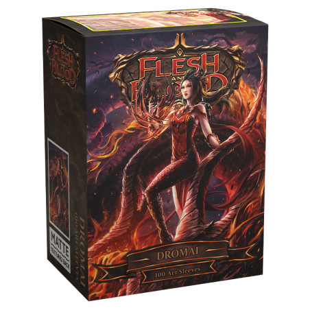 Flesh and Blood Dromai (100 Sleeves) - Dragon Shield Brushed Art Sleeves