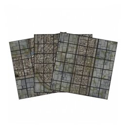 Iron Kingdoms Roleplaying Game – Gridded Battle Tiles: Corvis City Streets  (tiles)