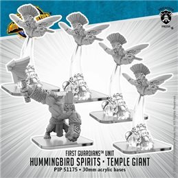 Hummingbird Spirits & Temple Giant – Monsterpocalypse First Guardians Unit (metal)