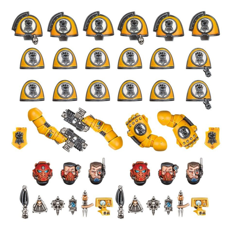 IMPERIAL FISTS: MEJORAS Y CALCOMANÍAS