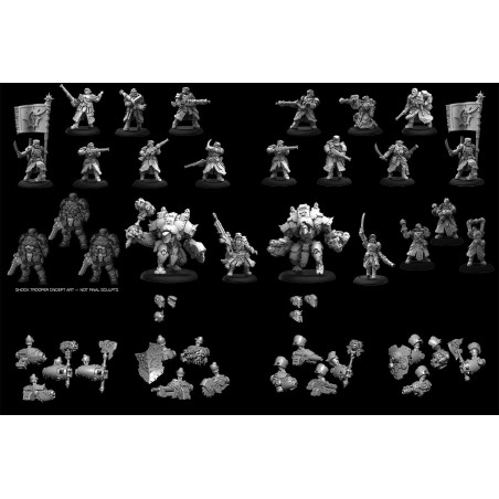 [PREVENTA] Khador Winter Korps Core Army Starter (Resin)