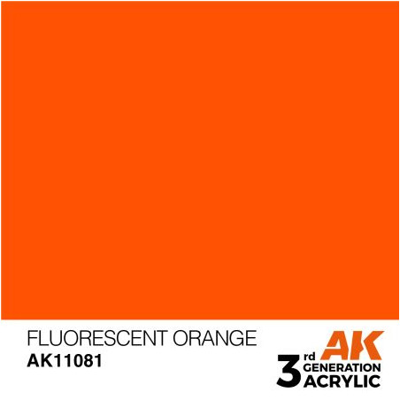 Fluorescent Orange 17ml 