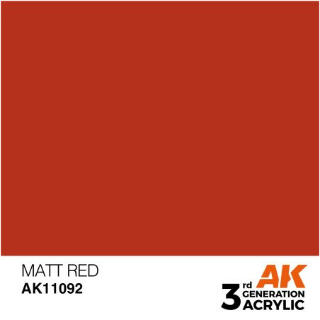 Matt Red 17ml 