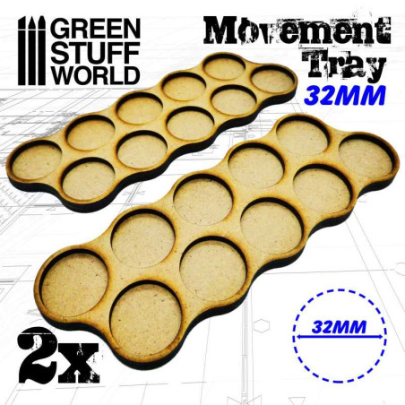 Bandejas de Movimiento DM 32mm x10 - Hostigador